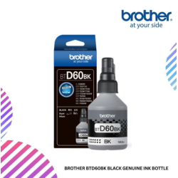 Brother BTD60BK Black Genuine Ink Bottle RM 33.00 Black Ink (Ultra High Yield) Approx. 6500 pages SKU: BRO BTD60BK Categories: BROTHER, INK CARTRIDGE / RIBBON Brother BTD60BK Black Genuine Ink Bottle RM 33.00 Black Ink (Ultra High Yield) Approx. 6500 pages SKU: BRO BTD60BK Categories: BROTHER, INK CARTRIDGE / RIBBON